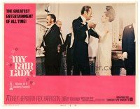 9y686 MY FAIR LADY LC #4 R69 great close up of Audrey Hepburn dancing with Rex Harrison!