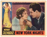 9y696 NEW YORK NIGHTS LC R38 pretty Norma Talmadge & Gilbert Roland in trouble!