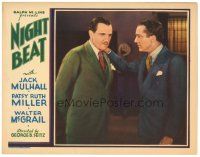 9y699 NIGHT BEAT LC '31 cool image of Jack Mulhall, Walter McGrail!