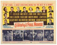 9y131 O HENRY'S FULL HOUSE TC '52 young Marilyn Monroe, Fred Allen, Anne Baxter, Jeanne Crain!