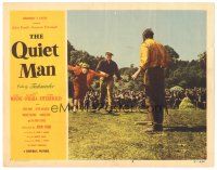 9y760 QUIET MAN LC #6 '51 John Wayne humiliates Maureen O'Hara returning her to Victor McLaglen!