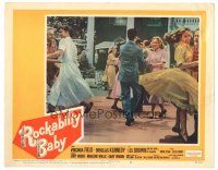 9y787 ROCKABILLY BABY LC #3 '57 great close up of teen girls dancing at a concert!