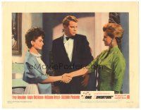 9y791 ROME ADVENTURE LC #7 '62 Troy Donahue between sexy Angie Dickinson & Suzanne Pleshette!