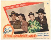 9y803 SALTY O'ROURKE LC #6 '45 Alan Ladd, Gail Russell, Stanley Clements, Demarest, horse racing!