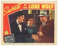9y819 SECRETS OF THE LONE WOLF LC '41 Warren William w/ Eric Blore & Thurston Hall!