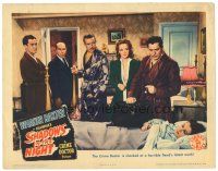 9y826 SHADOWS IN THE NIGHT LC '44 Crime Doctor Warner Baxter w/Norris, Matthews, Nina Foch & patient