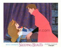 9y851 SLEEPING BEAUTY LC R79 Disney cartoon, Prince Charming wakes her from her slumber!