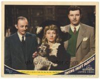 9y898 SWING SHIFT MAISIE LC #5 '43 Qualen & Craig w/ Ann Sothern who gets reprieve for her dog Butch