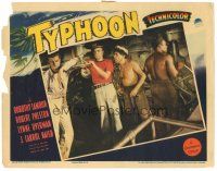 9y958 TYPHOON LC '40 Robert Preston, J. Carrol Naish, South Seas adventure!