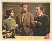 9y981 WHISTLING IN DIXIE LC '42 Ann Rutherford watches Red Skelton give hotel porter a wacky tip!