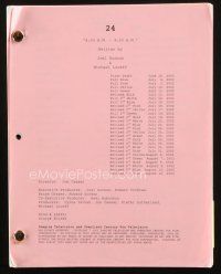 1a003 24 TV revised draft script + crew card June 26, 2002, screenplay by Surnow & Loceff!
