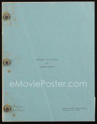 1a015 BACHELOR & THE BOBBY-SOXER first draft script October 12, 1945, screenplay by Sidney Sheldon!