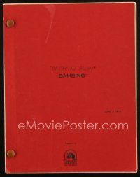 1a027 BREAKING AWAY script June 9, 1978, screenplay by Steve Tesich, working title Bambino!