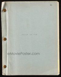 1a038 CHILD OF WAR script '70s Israeli War of Independence, unproduced screenplay by Burt Topper!