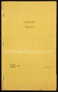 1a042 CLOCKWORK ORANGE release English script March 1972, screenplay by Stanley Kubrick!