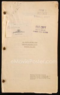1a060 DR. JEKYLL & MR. HYDE release dialogue script Dec 29, 1931, screenplay by Hoffenstein & Heath