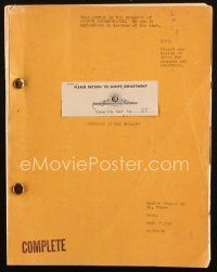 1a071 FINGERS AT THE WINDOW revised OK script script + breakdown Dec 19, 1941, screenplay by Caylor