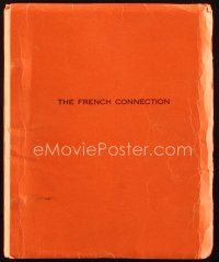 1a075 FRENCH CONNECTION revised script October 6, 1970, screenplay by Ernest Tidyman!