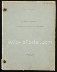 1a098 HOUSE ON 92nd STREET continuity & dialogue script Sept 13, 1945, by Lyndon, Booth & Monks!