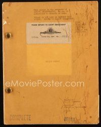 1a104 JULIUS CAESAR script July 7, 1952, screenplay by Joseph L. Mankiewicz!