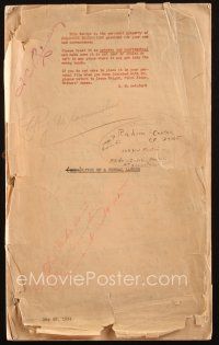 1a121 LIVES OF A BENGAL LANCER script May 25, 1934, screenplay by Young, Balderston & Abdullah!
