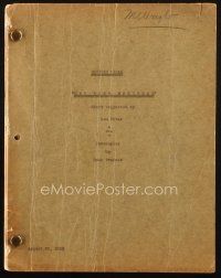 1a129 MAN FROM MONTREAL revised final draft script August 22, 1939, screenplay by Owen Francis!