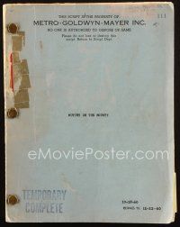 1a140 MUTINY ON THE BOUNTY revised draft script October 18, 1960, screenplay by Charles Lederer!