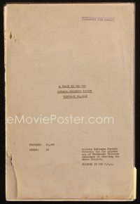 1a158 PLACE IN THE SUN release dialogue script February 21, 1951, screenplay by Wilson & Brown!