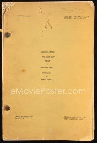 1a168 QUIET MAN shooting script February 22, 1951, screenplay by Frank Nugent!