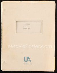 1a172 RAIN MAN second draft script April 14, 1988, screenplay by Ronald Bass, Best Picture winner!