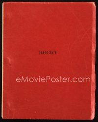 1a178 ROCKY revised draft script November 28, 1975, screenplay by Sylvester Stallone!