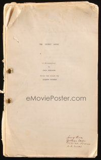 1a186 SECRET AGENT TV script 1975 unproduced Joseph Conrad screenplay by John Osborne!