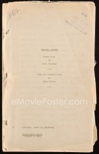 1a190 SHANGHAI EXPRESS second white script October 9, 1931, screenplay by Jules Furthman