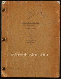 1a192 SING ANOTHER CHORUS revised final draft script March 11, 1941, screenplay by Weisberg & Orth!