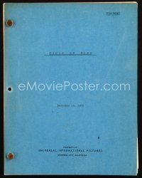 1a208 THAT TOUCH OF MINK treatment script December 19, 1960, screenplay by Shapiro & Monaster!