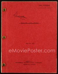 1a207 THAT TOUCH OF MINK revised final draft script June 22, 1961, screenplay by Shapiro & Monaster