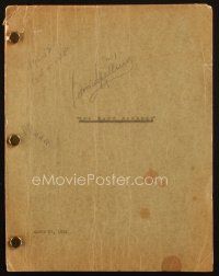 1a217 TOO MANY BLONDES script March 27, 1941, screenplay by Louis S. Kaye!