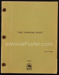 1a223 TURNING POINT revised final script July 2, 1976, screenplay by Arthur Laurents!