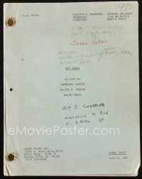 1a229 WARGAMES revised final draft script July 8, 1982, screenplay by Lasker, Parkes & Green!