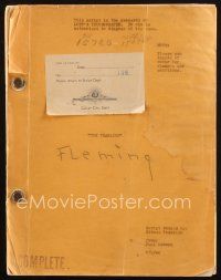1a233 YEARLING script July 2, 1940, screenplay by Paul Osborn, Best Cinematography winner!