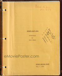 1a081 GOODBYE GIRL 2nd revised draft script July 7, 1975, written by Neil Simon, Bogart Slept Here!