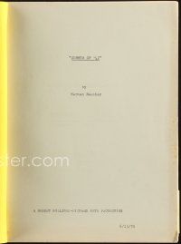 1a204 SUMMER OF '42 revised draft script June 15, 1970, screenplay by Herman Raucher!