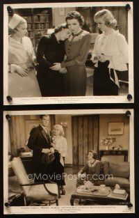 1b988 PRIVATE WORLDS 2 8x10 stills '35 pretty psychiatrist Claudette Colbert & Charles Boyer!