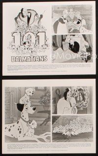 1b942 ONE HUNDRED & ONE DALMATIANS 3 8x10 stills R91 most classic Walt Disney canine family cartoon!