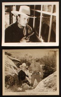 1b548 DAVE O'BRIEN 9 8x10 stills '40s-50s portraits of the star in a variety of western roles!