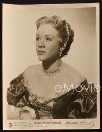 1b975 FRAN WARREN 2 8x10 stills '50s wonderful c/u & full-length portraits of the beautiful actress!