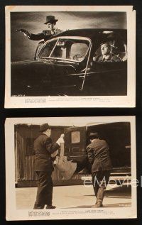 1b828 G-MEN NEVER FORGET 5 8x10 stills '48 Clayton Moore, Roy Barcroft, Yakima Canutt, crime images