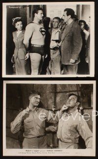 1b558 GEORGE REEVES 9 8x10 stills '40s-50s great c/u and full-length portraits of the star!
