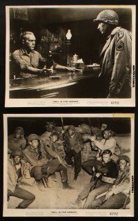 1b410 HELL IS FOR HEROES 12 8x10 stills '62 Steve McQueen, Bob Newhart, Fess Parker, Bobby Darin