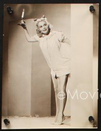1b940 MARIE WILSON 3 7.25x9.5 stills '53 great portraits in pajamas from Never Wave at a WAC!